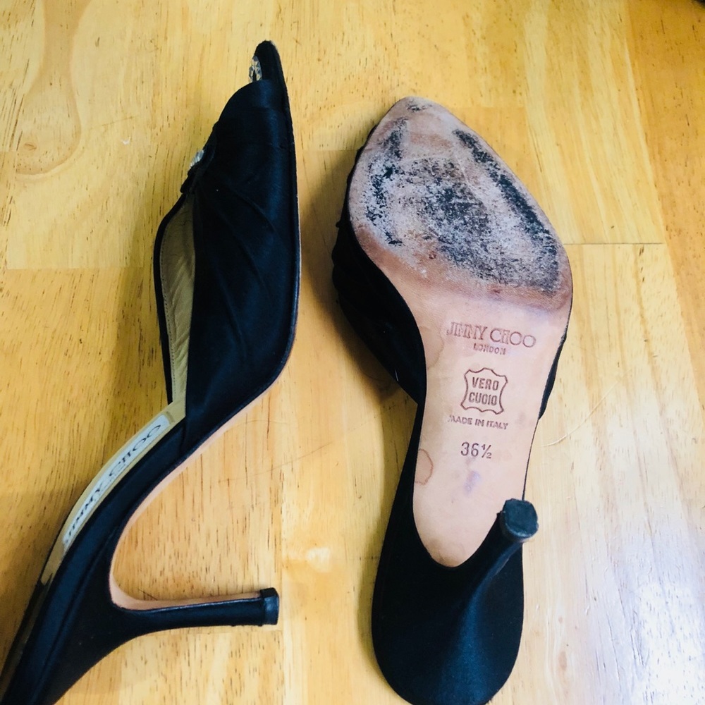 Jimmy Choo Satin Sandal - Picture 3 of 3